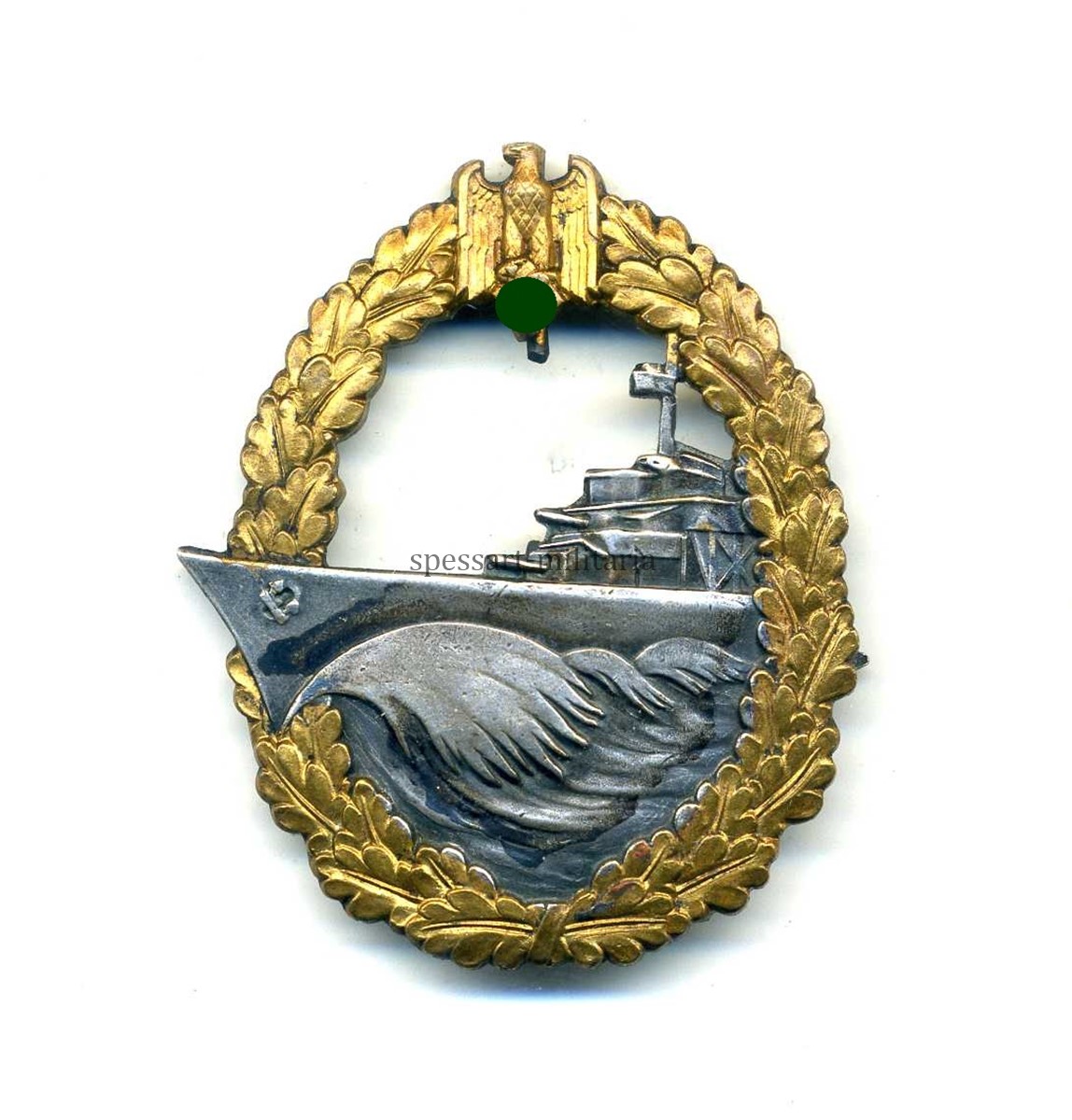 imga 668 Zerstörer Kriegsabzeichen, Hst. Schwerin Berlin 68 – Bild 1