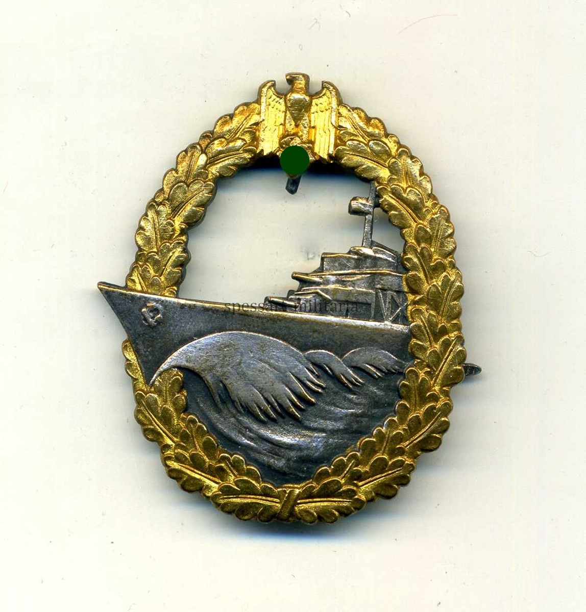 imga 670 Zerstörer Kriegsabzeichen, Hst. Schwerin Berlin 68 – Bild 1