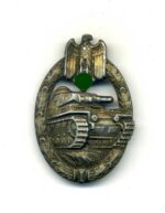 Panzerkampfabzeichen in Bronze mit Hersteller "A" Assmann
