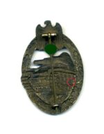 Panzerkampfabzeichen in Bronze mit Hersteller "A" Assmann – Bild 2