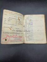 Heer Soldbuch des Stabsgefreiten Arno Weberstädt aus Wolferschwenda (Greußen), Stab/Grenadier Regiment 582 (319. Infanterie-Division) Kanalinseln (Gefangennahme auf Jersey) – Bild 3