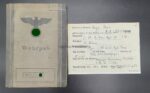 Waffen-SS Wehrpass, Kennkarte & Fotos des SS-Sturmmann Alois Rogg aus Weißenhorn (Neu-Ulm), 9. SS-Panzer-Division "Hohenstaufen" (Tarnopol) – Bild 2