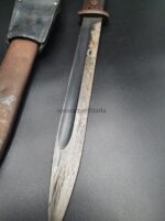 Wehrmacht Seitengewehr SG 84/98 III für K98k (nummerngleich) S/184 (Remscheider Hobelmesserfabrik, Josua Corts & Son, Remscheid) mit Seitengewehrtasche – Bild 6
