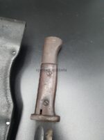 Wehrmacht Seitengewehr SG 84/98 III für K98k (nummerngleich) S/184 (Remscheider Hobelmesserfabrik, Josua Corts & Son, Remscheid) mit Seitengewehrtasche – Bild 7