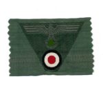 Wehrmacht Heer Mützenabzeichen Trapez für Feldmütze
