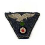 Wehrmacht Luftwaffe Mützenabzeichen Trapez für Feldmütze