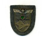 Krimschild auf Heeresstoff Friedrich Orth, Wien, mint