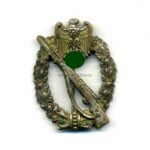 Infanterie Sturmabzeichen Silber Wilhelm Deumer, Buntmetall