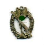 Infanterie Sturmabzeichen Silber Wilhelm Deumer, Buntmetall