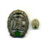 Reichssportabzeichen DRL in Bronze mit Miniatur, Hst. Hensler Prorzheim