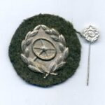 Kraftfahrbewährungsabzeichen in Silber mit Miniatur