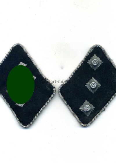 Waffen-SS Paar Kragenspiegel für einen SS-Untersturmführer