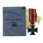 Eisernes Kreuz 2. Klasse 1939 mit Verleihungstüte - Hst. 65 (Klein & Quenzer, Oberstein)
