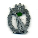 Infanteriesturmabzeichen in Silber mit Hersteller "M.K.1"