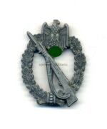Infanteriesturmabzeichen in Silber mit Hersteller "M.K.1"