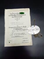 Wehrmacht Heer Urkundengruppe mit Erkennungsmarke & Militärpass 1.Weltkrieg des Oberleutnant Johann Söllner aus Wiesau, Fahrkolonne 7/212 (212. I.D.), leichte Radfahr-Straßen-Bau-Bataillon 503, Bau-Pionier-Bataillon 95 (18.Armee) Leningrad, Wolchow, Kurland – Bild 4
