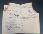 Wehrmacht Heer Urkundengruppe mit Erkennungsmarke & Militärpass 1.Weltkrieg des Oberleutnant Johann Söllner aus Wiesau, Fahrkolonne 7/212 (212. I.D.), leichte Radfahr-Straßen-Bau-Bataillon 503, Bau-Pionier-Bataillon 95 (18.Armee) Leningrad, Wolchow, Kurland – Bild 9