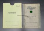 Wehrmacht Heer Wehrpass, Soldbuch & Dokumente des Unteroffiziers Helmut Gräfe aus Hartmannsdorf (Chemnitz) Heeres-Küsten-Artillerie-Abteilung (mot.) 955, Griechenland (Rhodos) & Balkan – Bild 16