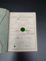 Wehrmacht Heer Wehrpass, Soldbuch & Dokumente des Unteroffiziers Helmut Gräfe aus Hartmannsdorf (Chemnitz) Heeres-Küsten-Artillerie-Abteilung (mot.) 955, Griechenland (Rhodos) & Balkan – Bild 17
