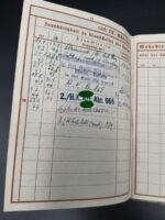Wehrmacht Heer Wehrpass, Soldbuch & Dokumente des Unteroffiziers Helmut Gräfe aus Hartmannsdorf (Chemnitz) Heeres-Küsten-Artillerie-Abteilung (mot.) 955, Griechenland (Rhodos) & Balkan – Bild 21