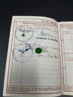 Wehrmacht Heer Wehrpass, Soldbuch & Dokumente des Unteroffiziers Helmut Gräfe aus Hartmannsdorf (Chemnitz) Heeres-Küsten-Artillerie-Abteilung (mot.) 955, Griechenland (Rhodos) & Balkan – Bild 23