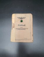 Wehrmacht Heer Wehrpass, Soldbuch & Dokumente des Unteroffiziers Helmut Gräfe aus Hartmannsdorf (Chemnitz) Heeres-Küsten-Artillerie-Abteilung (mot.) 955, Griechenland (Rhodos) & Balkan – Bild 2