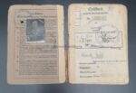Wehrmacht Heer Wehrpass, Soldbuch & Dokumente des Unteroffiziers Helmut Gräfe aus Hartmannsdorf (Chemnitz) Heeres-Küsten-Artillerie-Abteilung (mot.) 955, Griechenland (Rhodos) & Balkan – Bild 3