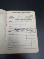 Wehrmacht Heer Wehrpass, Soldbuch & Dokumente des Unteroffiziers Helmut Gräfe aus Hartmannsdorf (Chemnitz) Heeres-Küsten-Artillerie-Abteilung (mot.) 955, Griechenland (Rhodos) & Balkan – Bild 8