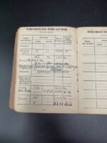 Wehrmacht Heer Wehrpass, Soldbuch & Dokumente des Unteroffiziers Helmut Gräfe aus Hartmannsdorf (Chemnitz) Heeres-Küsten-Artillerie-Abteilung (mot.) 955, Griechenland (Rhodos) & Balkan – Bild 9