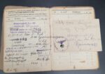 Wehrmacht Heer Wehrpass, Soldbuch & Dokumente des Unteroffiziers Helmut Gräfe aus Hartmannsdorf (Chemnitz) Heeres-Küsten-Artillerie-Abteilung (mot.) 955, Griechenland (Rhodos) & Balkan – Bild 14