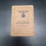 Wehrmacht Heer, Soldbuch des Fahrers Friedrich Hartmann aus Naunheim (Wetzlar), Sicherungs-Bataillon 1019, (Heeres-Küsten-Arko 200) Ober-Italien