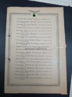 Wehrmacht Luftwaffe, Urkunden des Oberfeldwebels Walter Zucker aus Wandsbek, 4.(Kampf) Lehrgeschwader 1, (Warschau, Mittelmeer, Italien) – Bild 4