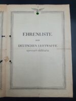 Wehrmacht Luftwaffe, Urkunden des Oberfeldwebels Walter Zucker aus Wandsbek, 4.(Kampf) Lehrgeschwader 1, (Warschau, Mittelmeer, Italien) – Bild 2