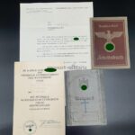 Wehrmacht Heer, Wehrpass, Arbeitsbuch & Urkunde des Gefreiten Werner Schleich aus Ludwigshafen am Rhein, 13./Infanterie-Regiment 426 (126. Infanterie-Division) Wolchow