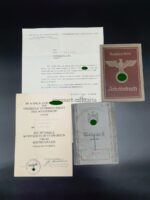 Wehrmacht Heer, Wehrpass, Arbeitsbuch & Urkunde des Gefreiten Werner Schleich aus Ludwigshafen am Rhein, 13./Infanterie-Regiment 426 (126. Infanterie-Division) Wolchow