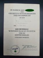 Wehrmacht Heer, Wehrpass, Arbeitsbuch & Urkunde des Gefreiten Werner Schleich aus Ludwigshafen am Rhein, 13./Infanterie-Regiment 426 (126. Infanterie-Division) Wolchow – Bild 2