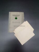 Wehrpass & Dokumente des Josef Scheuermann aus Mainz-Bretzenheim, 2./Flakscheinwerfer-Abteilung 348 (o) (21. Flak-Division) Worms