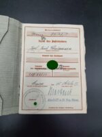 Wehrpass & Dokumente des Josef Scheuermann aus Mainz-Bretzenheim, 2./Flakscheinwerfer-Abteilung 348 (o) (21. Flak-Division) Worms – Bild 2
