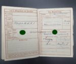 Wehrpass & Dokumente des Josef Scheuermann aus Mainz-Bretzenheim, 2./Flakscheinwerfer-Abteilung 348 (o) (21. Flak-Division) Worms – Bild 4