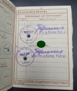 Wehrpass & Dokumente des Josef Scheuermann aus Mainz-Bretzenheim, 2./Flakscheinwerfer-Abteilung 348 (o) (21. Flak-Division) Worms – Bild 11