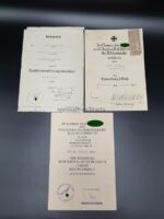 Wehrmacht Heer, Urkunden & Dokumente des Obergefreiten Siegfried Thurmann aus Hohensalza/Gnesen, 2./Kranken Kraftwagen Zug 36 (36. Infanterie-Division) Frankreich & Russland – Bild 2