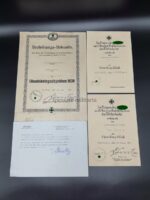 Wehrmacht Kriegsmarine, Urkunden & Dokumente des Matrosenobergefreiten Heinz Garn, U-105 (U-Boot Typ IX B) – Bild 2