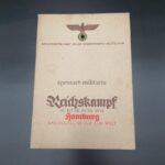 Programmheft  Reichskampf Hamburg 1938