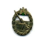 Küstenartillerie Kriegsabzeichen Hst. E. Ferdinand Wiedmann