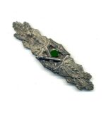 Wehrmacht Heer Nahkampfspange in Silber(2.Stufe) Hst. A.G.M.u.K., Gablonz