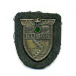 Kubanschild auf Heeresstoff