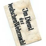 Wehrmacht, Armbinde für Zivilangehörige der Wehrmacht "Im Dienst der Deutschen Wehrmacht"