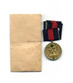 Medaille zur Erinnerung an den 1. Oktober 1938 (Sudetenland-Medaille) mit Verleihungstüte, Hst. Adolf Besson Metallwarenfabrik, Schwäb.Gmünd