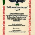 Reichsberufswettkampf 1936 Teilnahmeurkunde