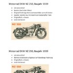 2x DKW NZ 250, Baujahr 1939